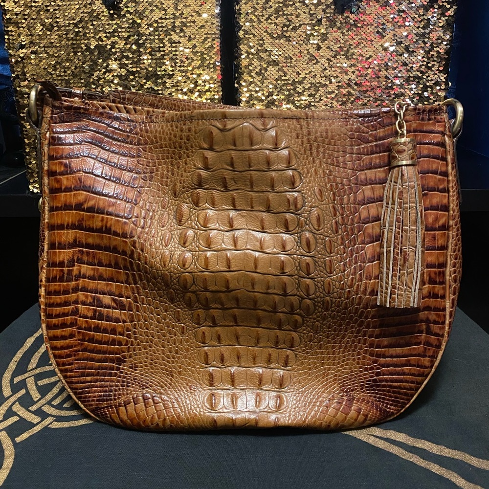 ❤️Rare Toasted Almond Brahmin Purse